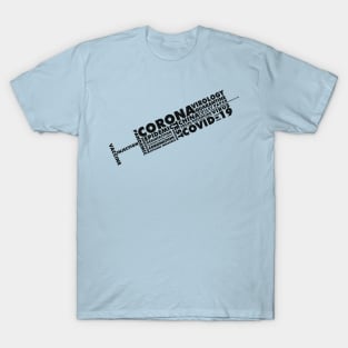 Corona Shot Wordcloud T-Shirt